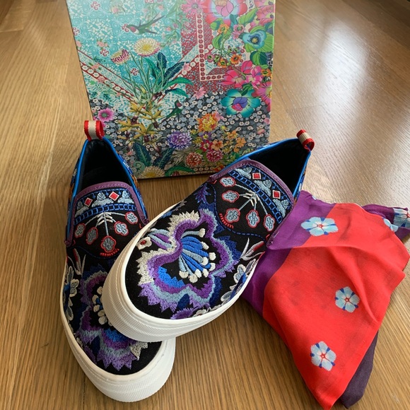 Johnny Was Shoes - Johnny  Was Romany Slip-on Shoes
